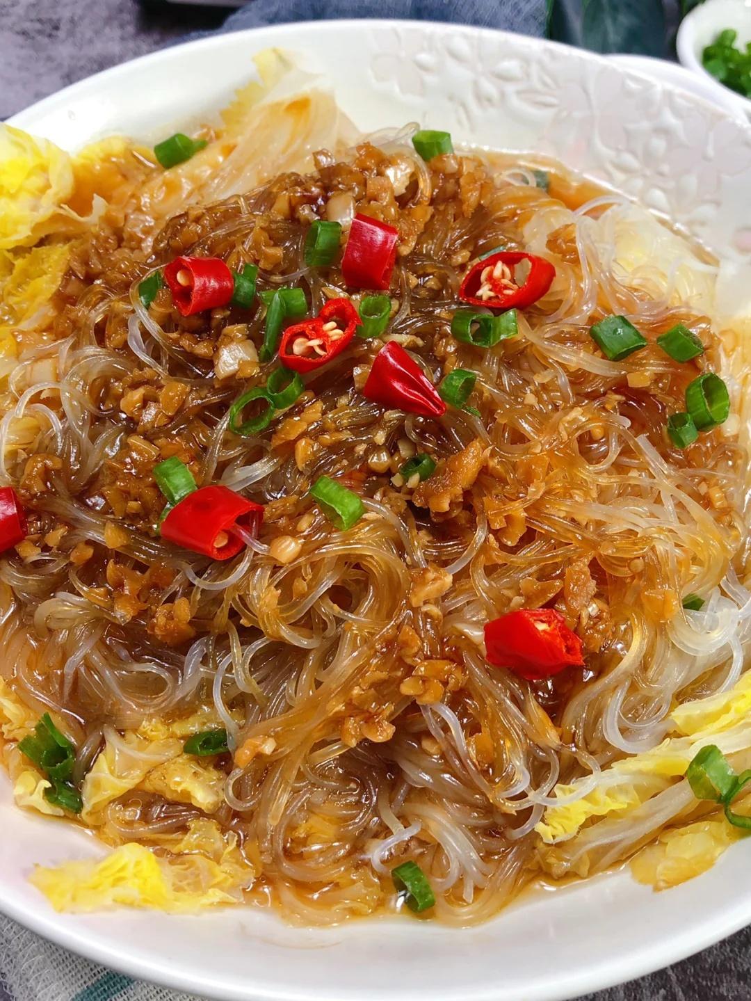 蒜蓉粉丝娃娃菜